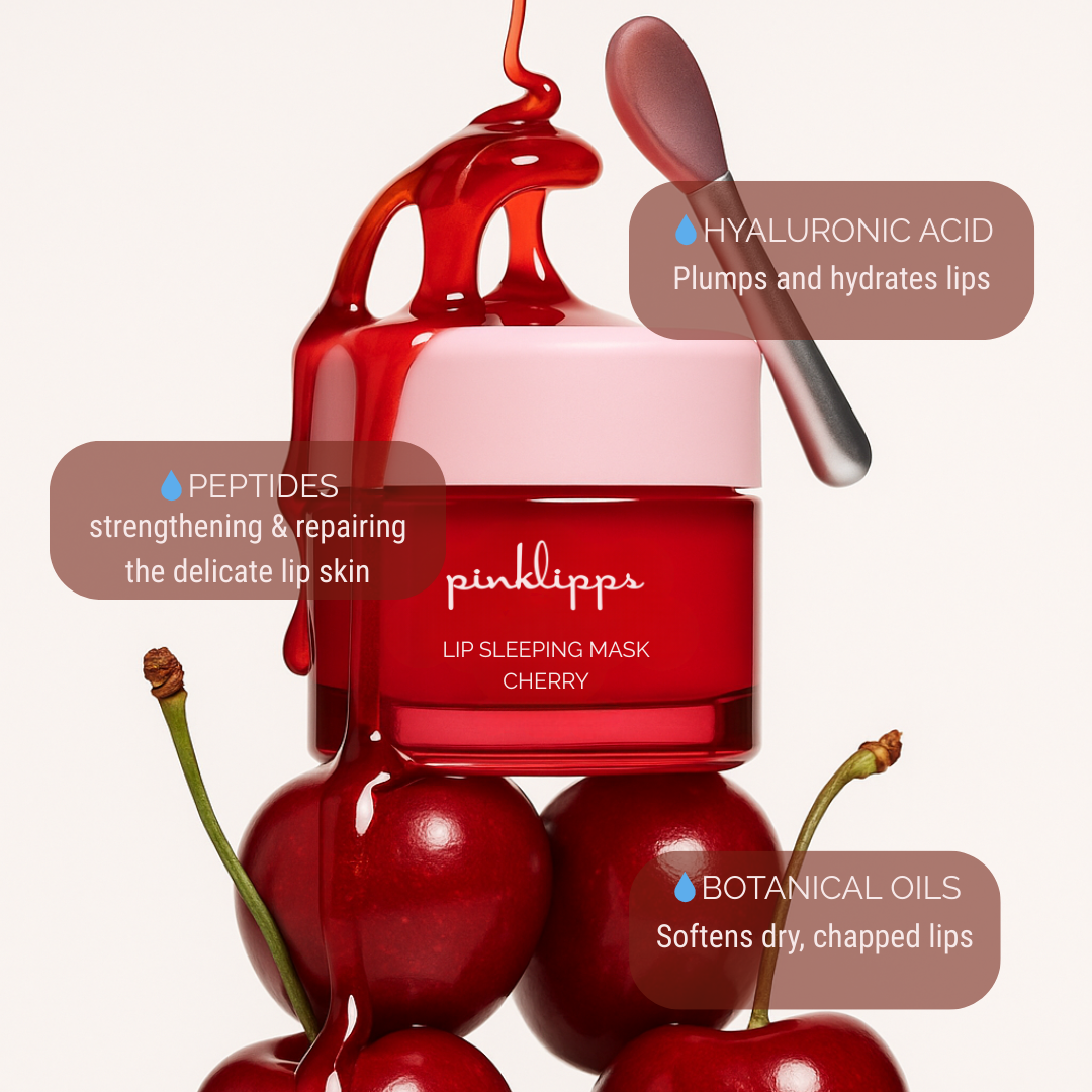 Cherry Lip Sleeping Mask | Overnight Lip for Dry, Chapped Lips